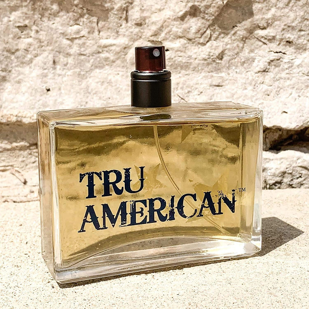 Tru Fragrance Beauty label—bold branding enhances sophistication and recall.