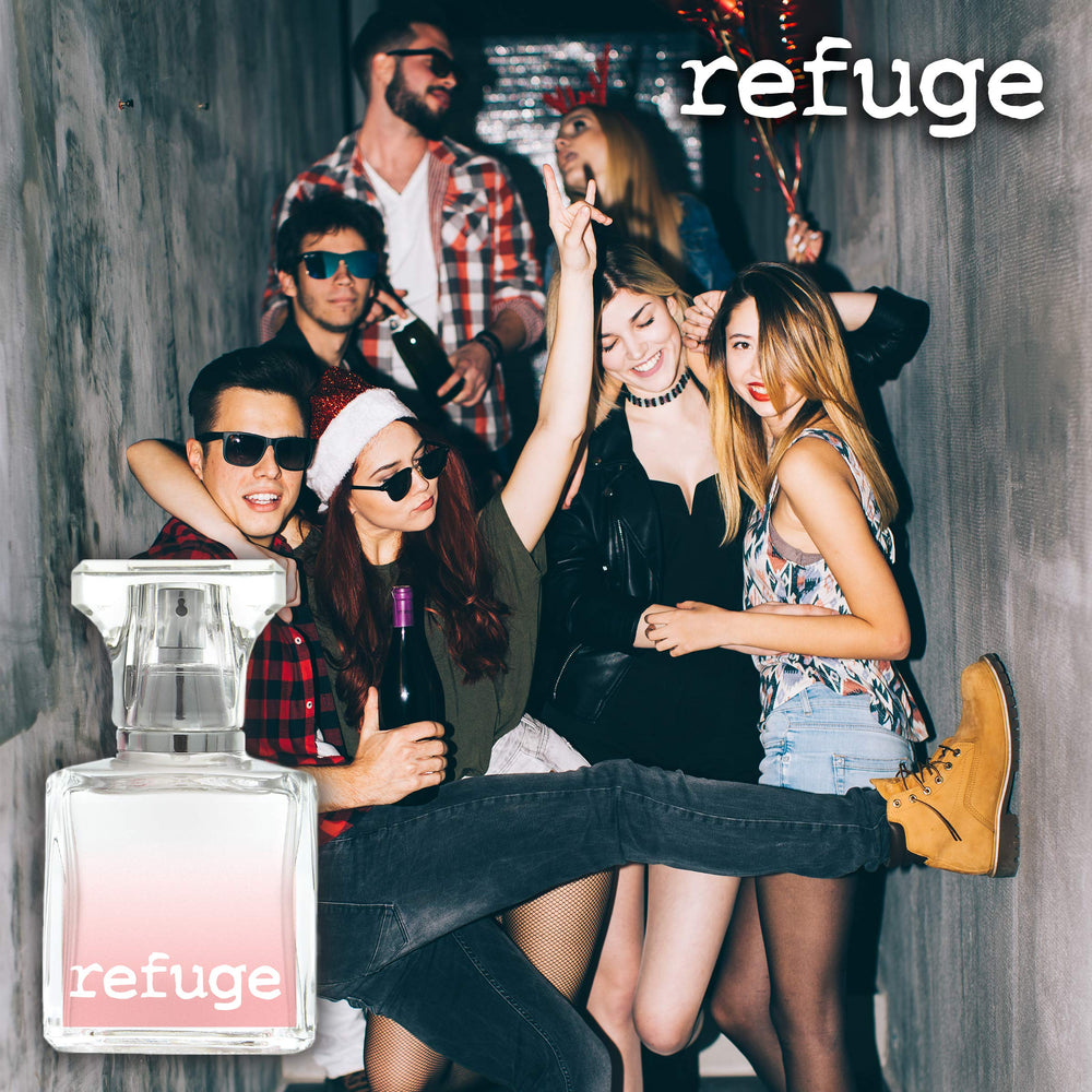 Charlotte Russe Refuge sandalwood base adds warmth for evening wear.