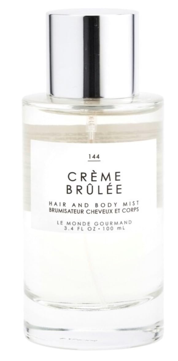 Tru Fragrance Beauty Creme Brulee Hair & Body Mist bottle for daily fragrance and subtle warmth
