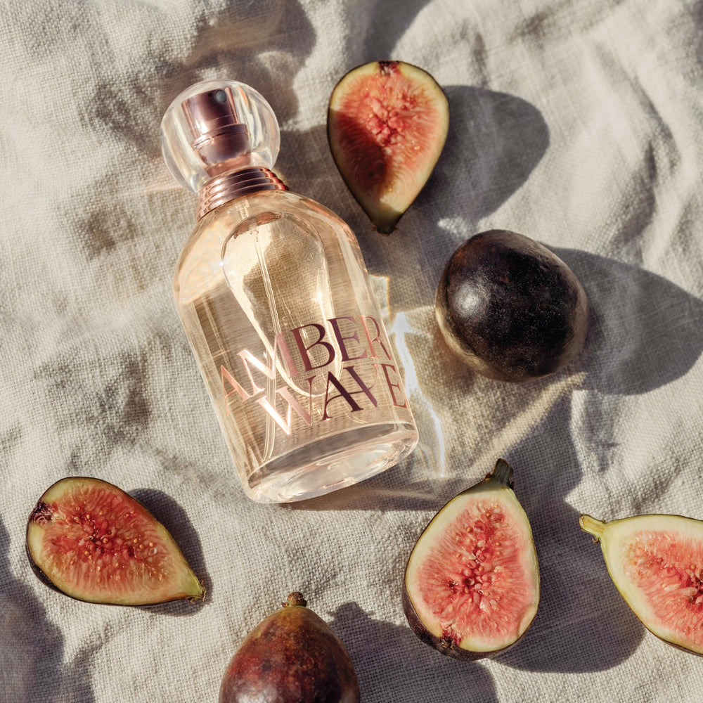 Fig-vanilla close-up hints at creamy sweetness in Amber Waves.