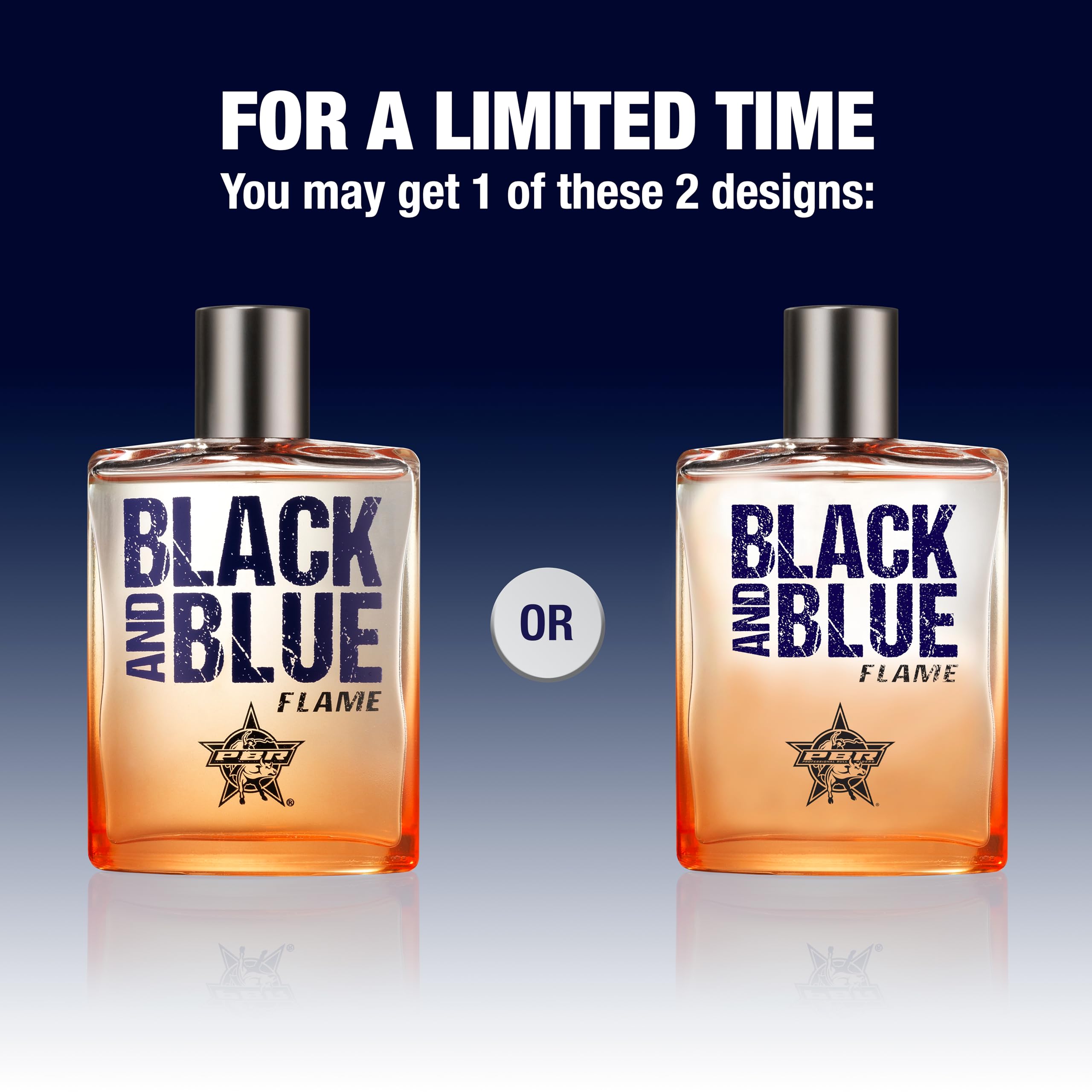 Tru Fragrance Beauty Tru Western PBR packaging display—sporty, clean, long-lasting fragrance.