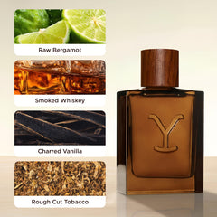 Tru Fragrance Beauty Yellowstone Ride packaging highlights USA-made craftsmanship.