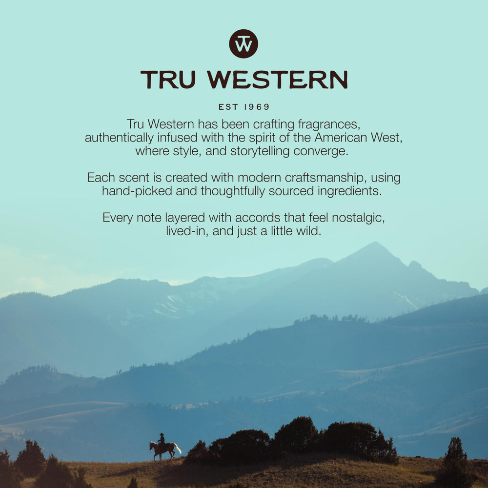 Tru Fragrance Beauty Yellowstone Ride Reserve cedar amber aroma evokes rugged elegance