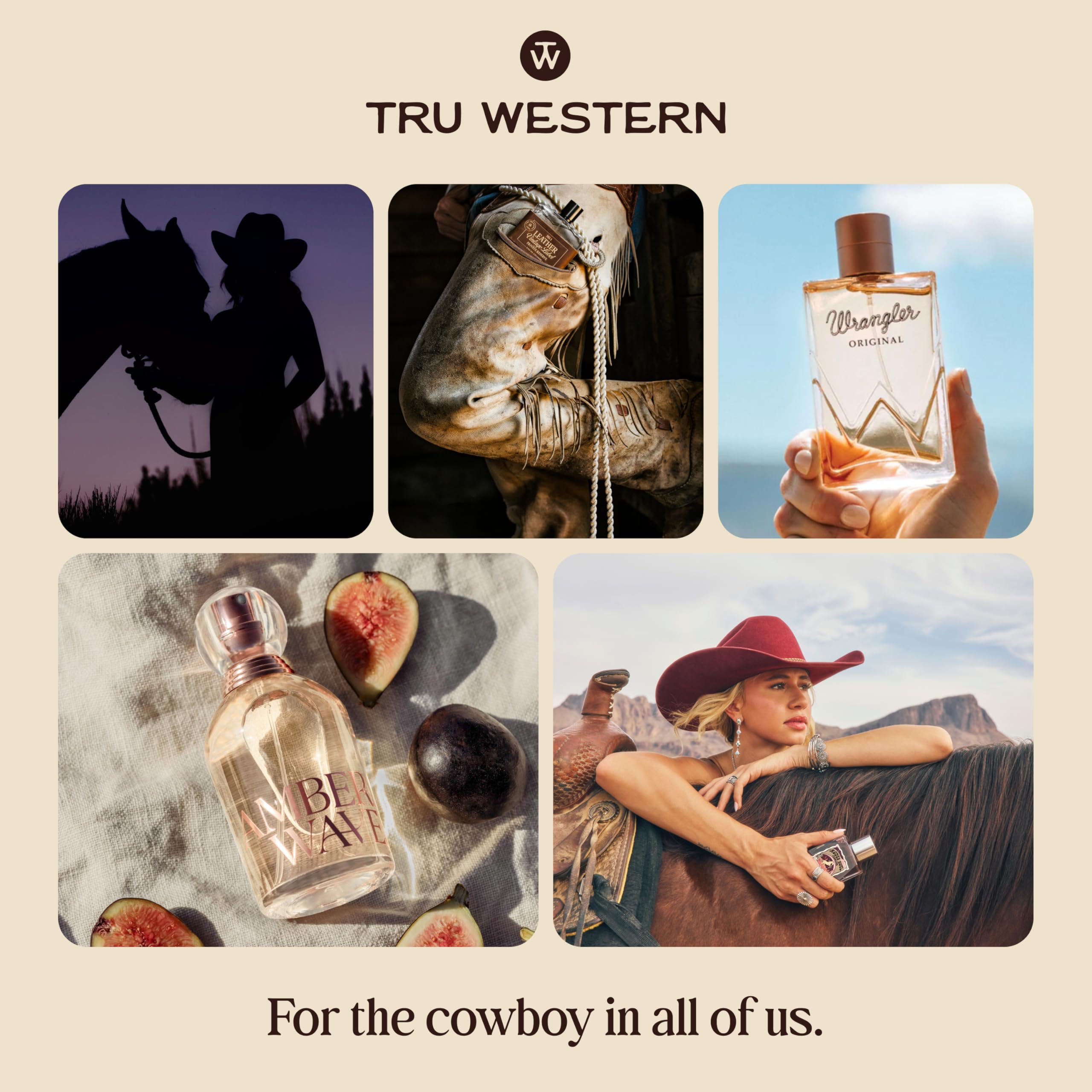 Tru Fragrance Yellowstone Dusk full bottle on rustic surface implies outdoor-adventure vibe.