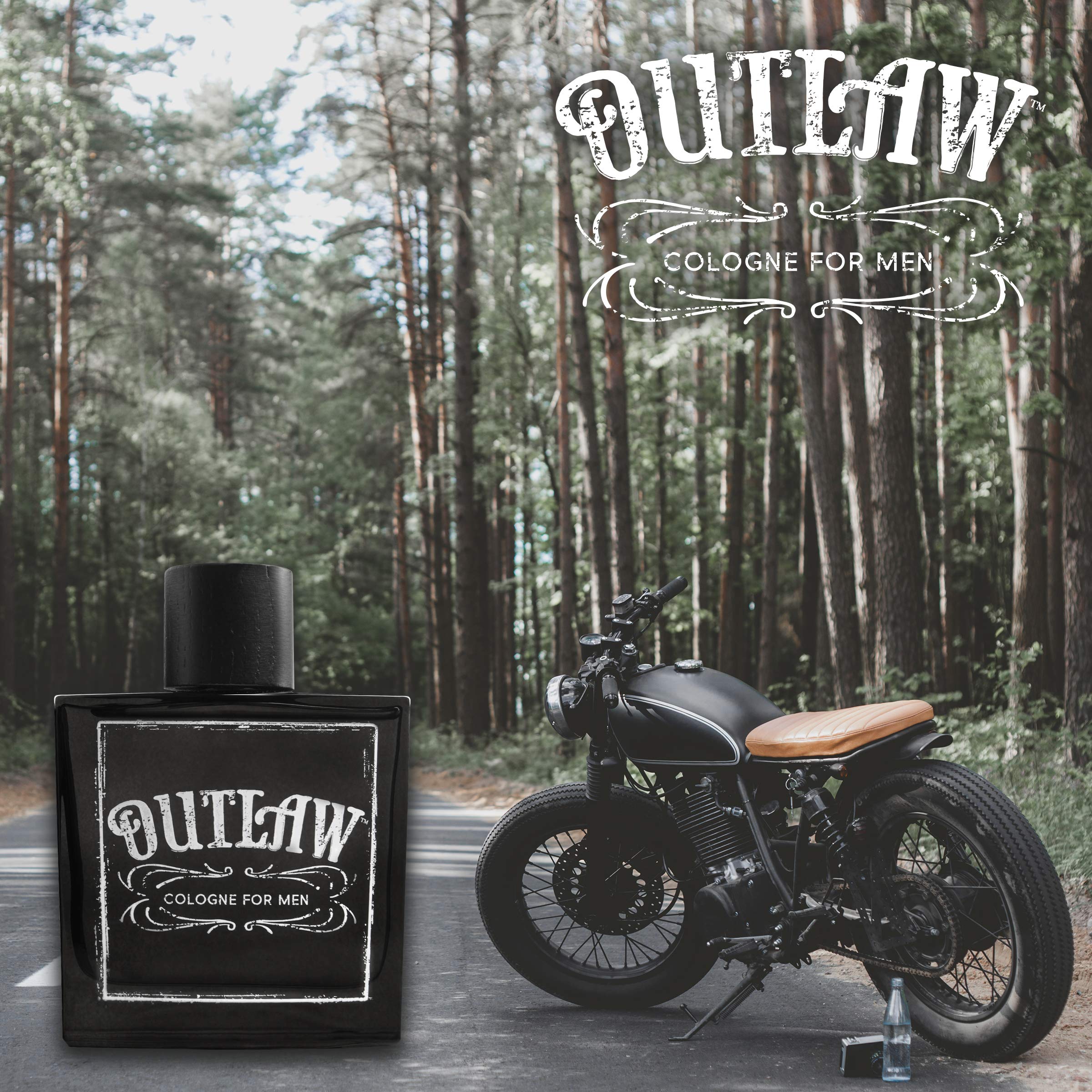 Outlaw in-use lifestyle shot showing a fresh, confident scent during daytime activities.