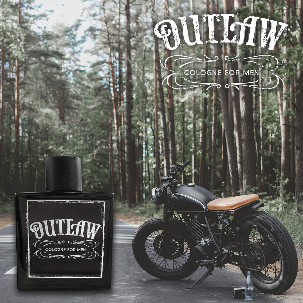Outlaw in-use lifestyle shot showing a fresh, confident scent during daytime activities.