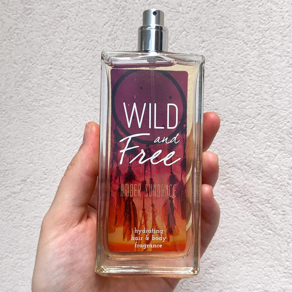 Tru Western Wild and Free Amber Sundance on skin, revealing a warm amber-sandalwood impression