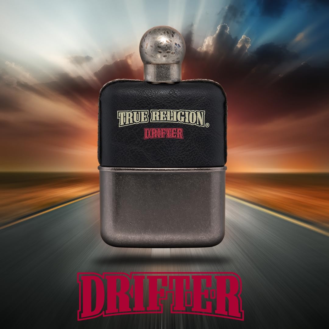 True Religion Drifter packaging box captures premium branding and gifting potential.