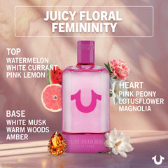 True Religion Fragrance for Women bottle-cap close-up highlighting premium packaging.
