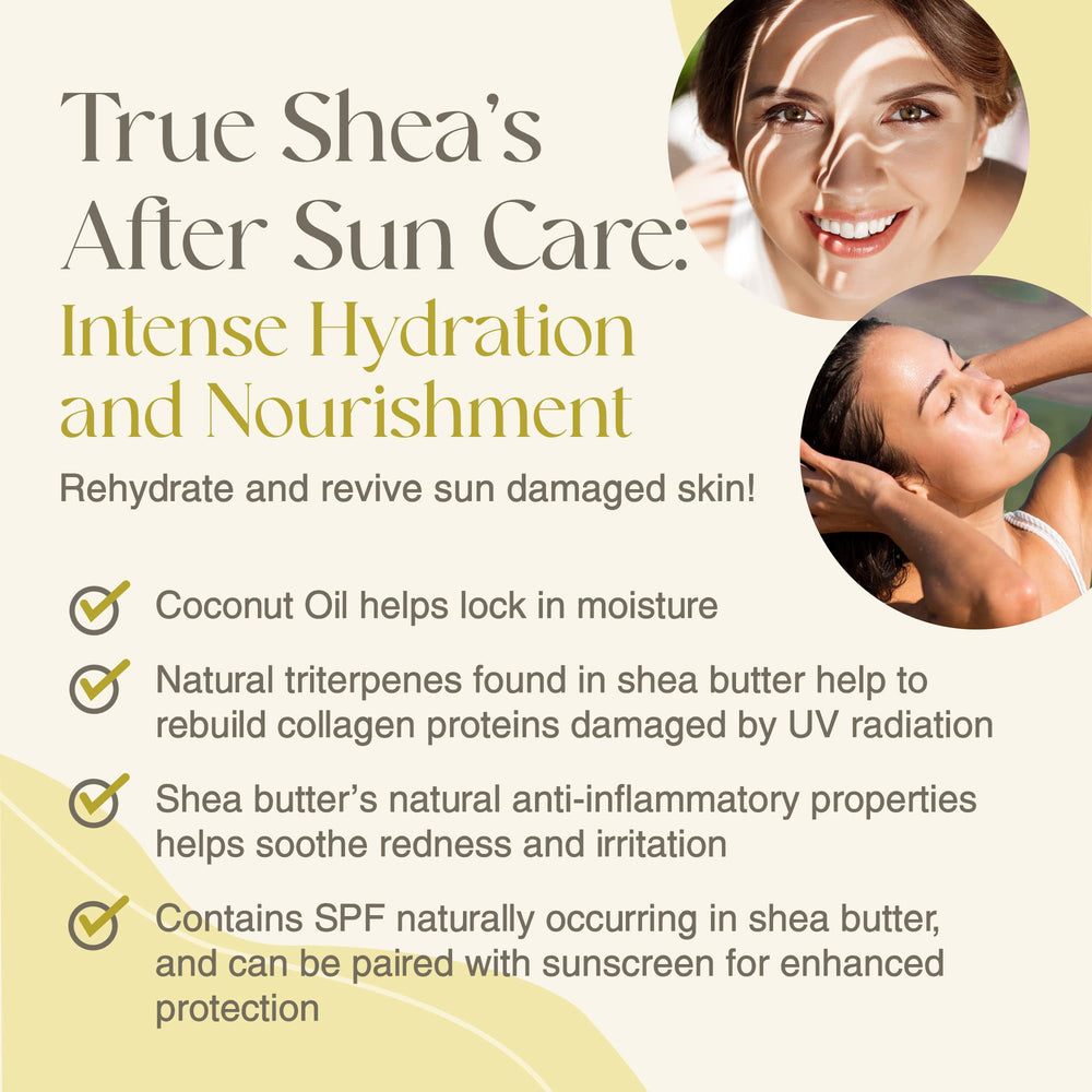 True Shea 8oz tub packaging ready for daily skincare routine.