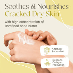 True Shea unscented butter application demonstrates easy skin layering.