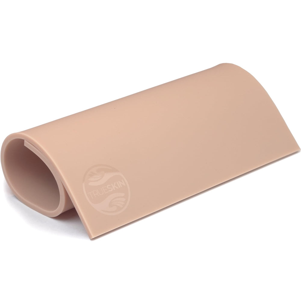 TrueSkin Platinum silicone texture closeup shows smooth, durable surface for ink practice.