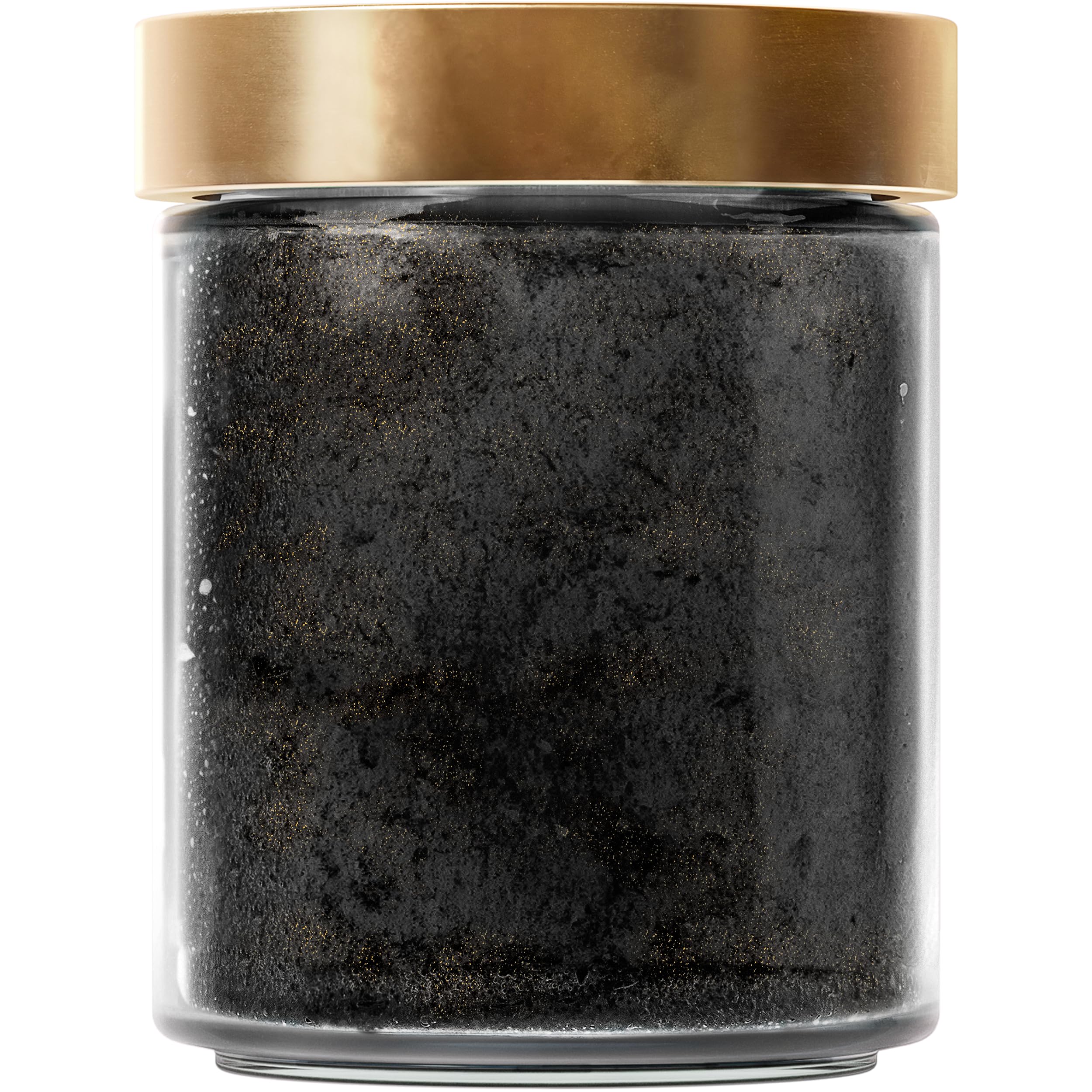 Truly 24K Gold Black Soap application in hand with smooth lather for daily skincare