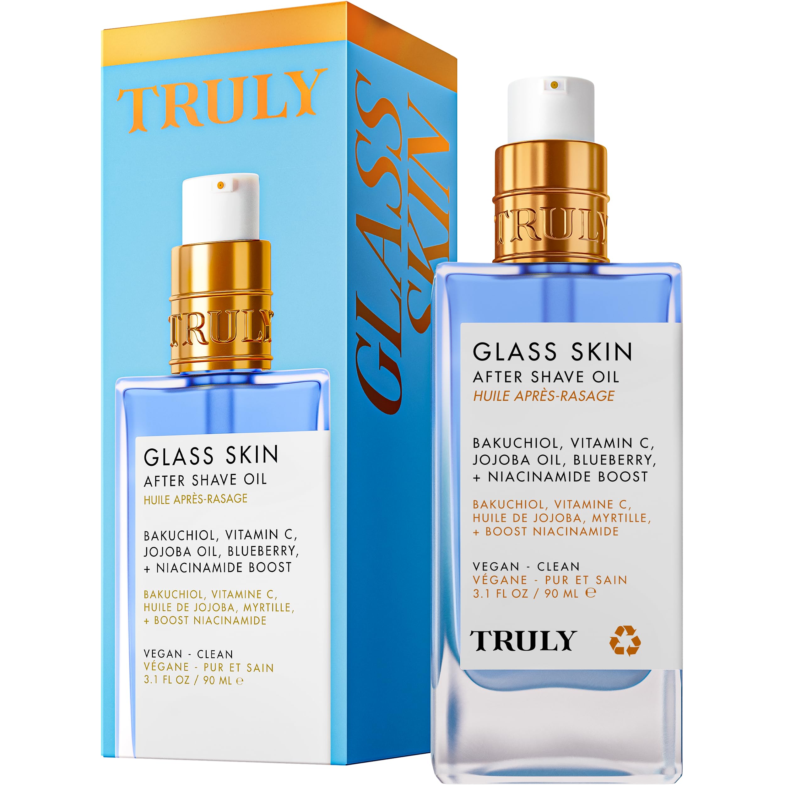 Truly Brightening dark spots support for a more even tone.