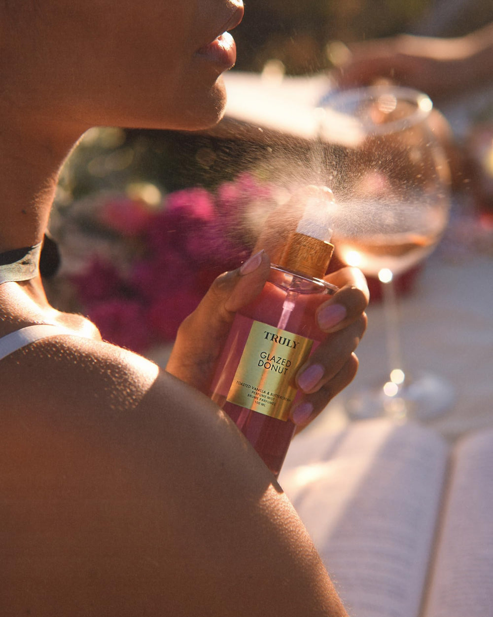 Truly Glazed Donut cap label showcases premium packaging for gifting or self care.