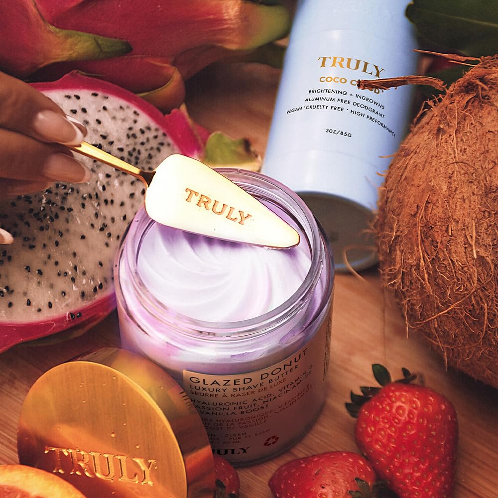 Truly Glazed Donut helps dry skin feel hydrated and comfortable