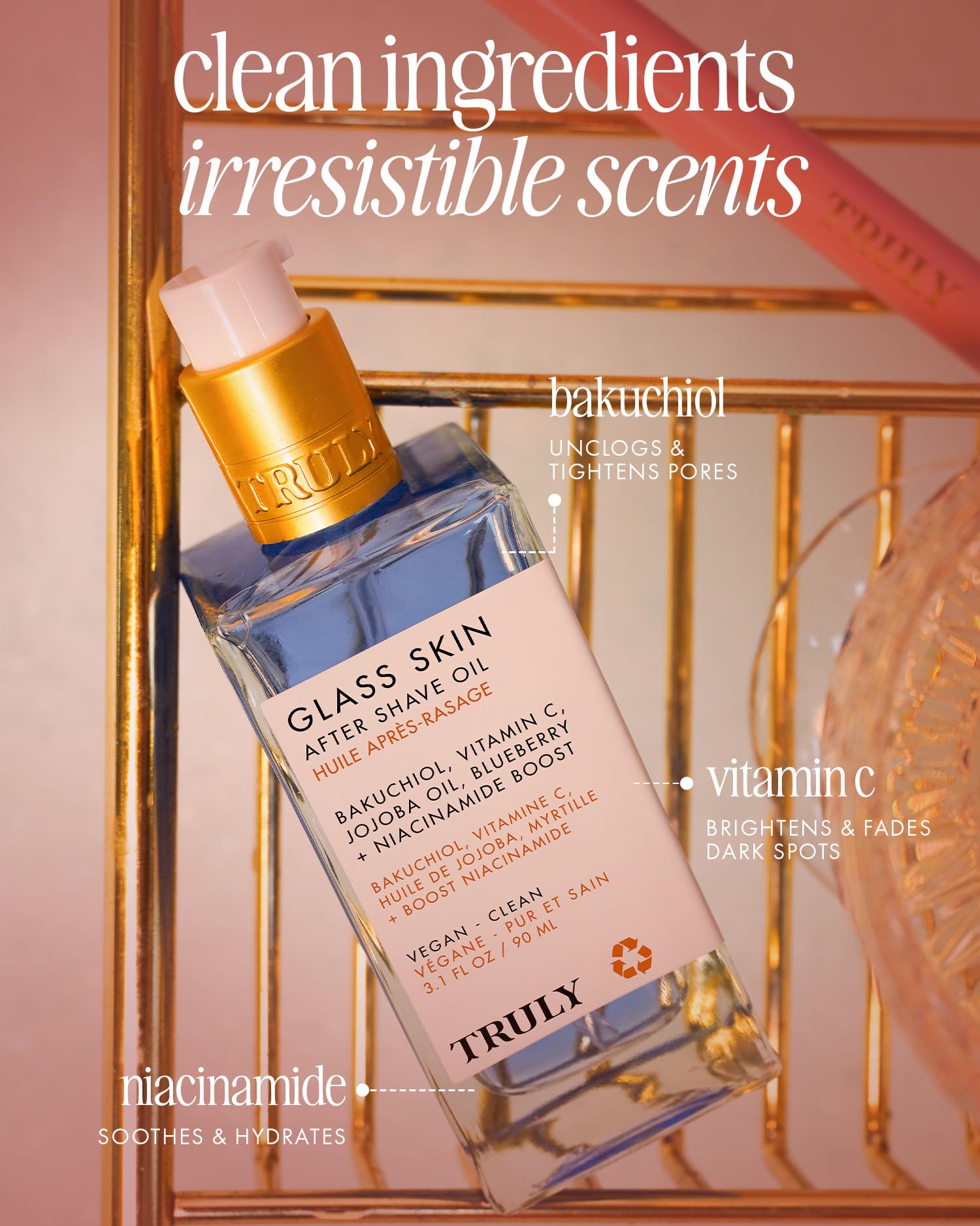 Truly Razor-bump diminishing formula supports a calmer post shave look.