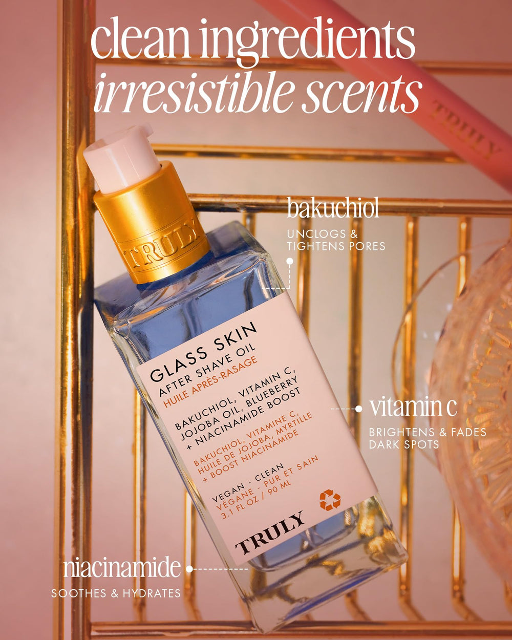 Truly Razor-bump diminishing formula supports a calmer post shave look.