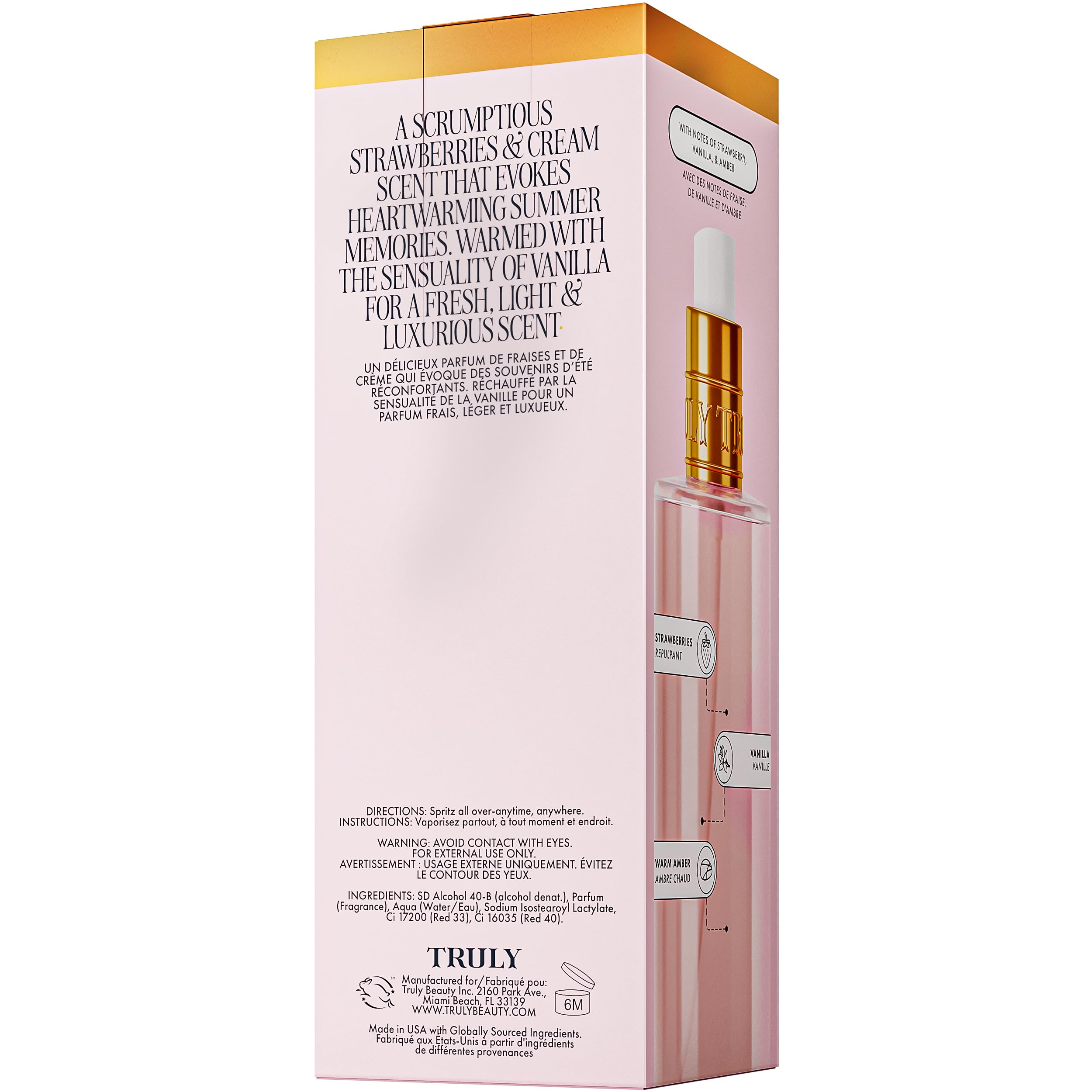 Truly Soft Serve Perfume Mist lifestyle shot suggests sunlit moments and nostalgic memories.