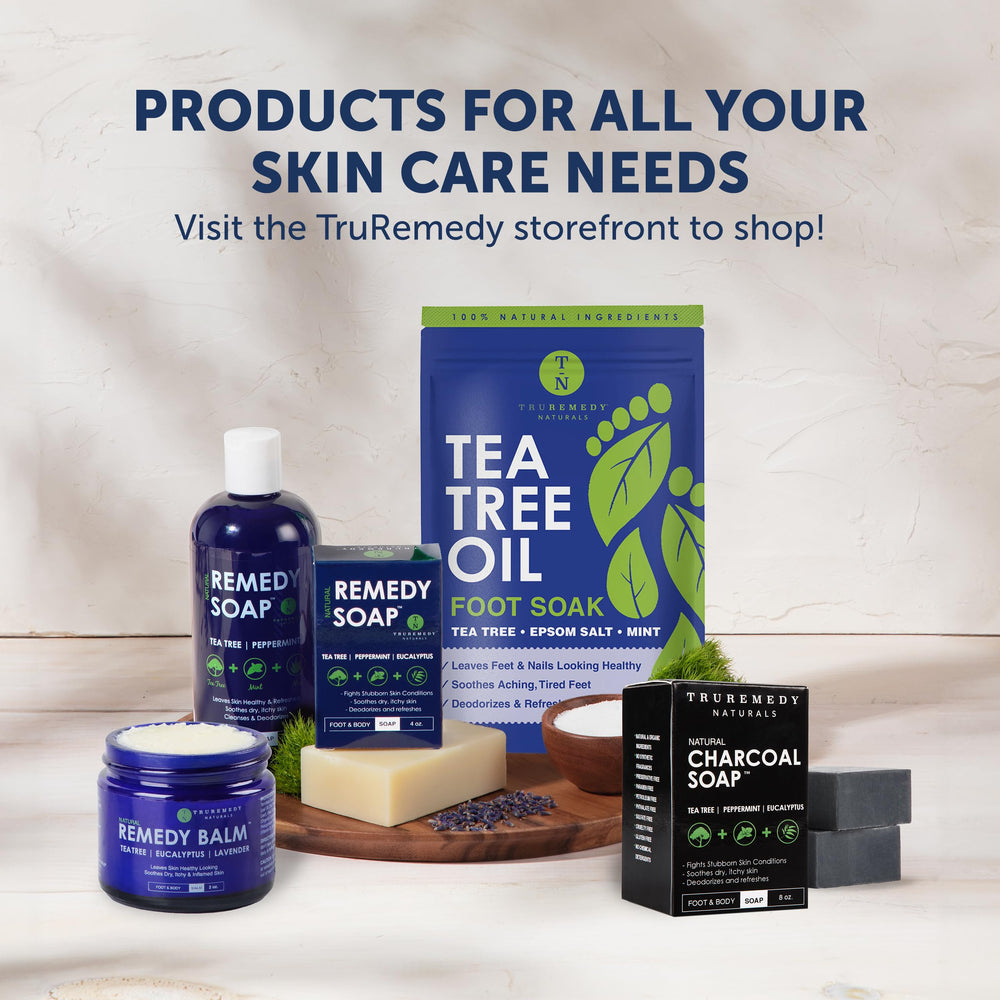 Truremedy Naturals packaging image emphasizes recyclable bottle and premium lavender scent.