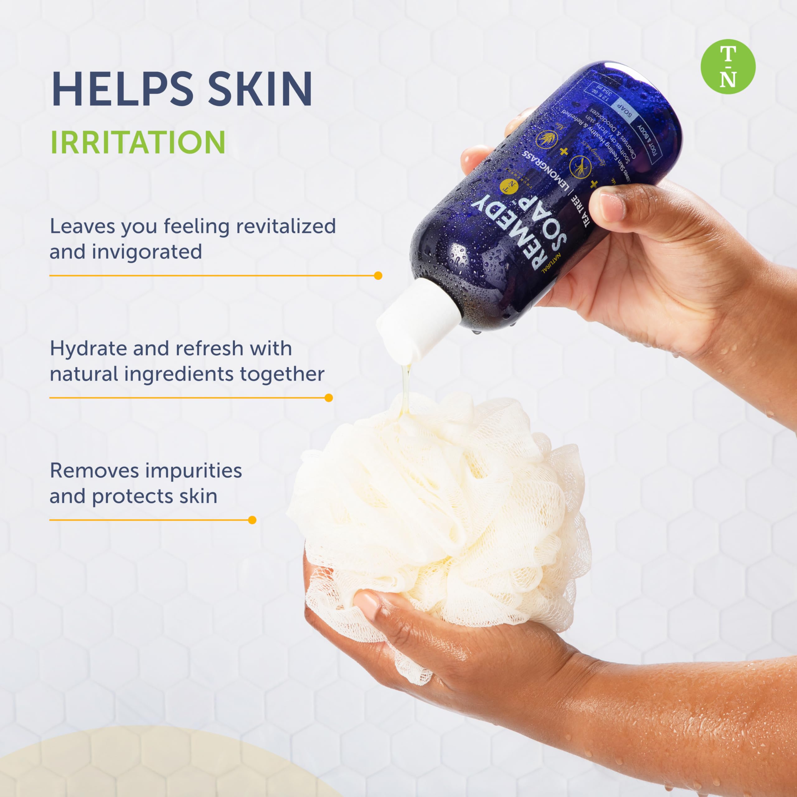 Truremedy Naturals Tea Tree Lemongrass Body Wash gym-bag ready for post-workout refresh