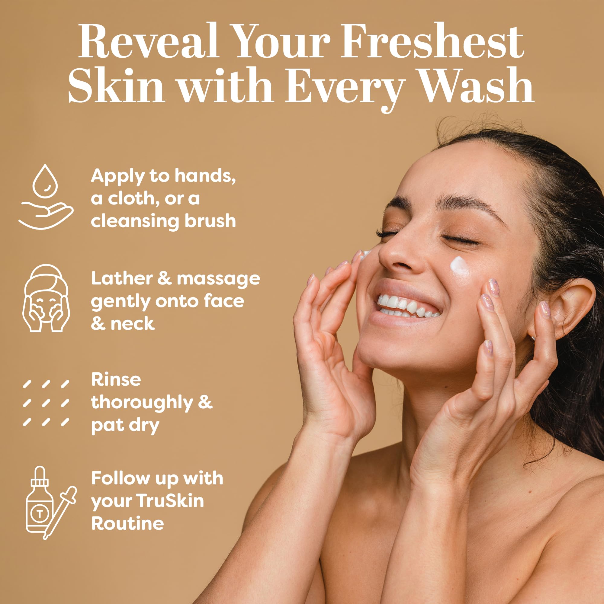 TruSkin Cruelty-Free logo, signaling ethical skincare choices for conscious shoppers.