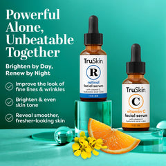 TruSkin Duo packaging front showcases gift-ready set for brightening and anti-aging