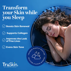 TruSkin Hyaluronic Acid focus image highlights deep hydration