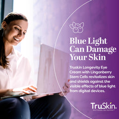 TruSkin Longevity Eye Cream Bakuchiol provides a gentle retinol alternative.