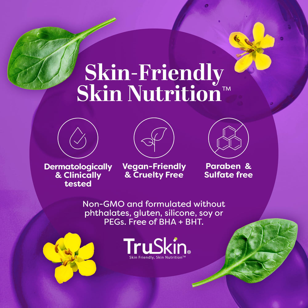 TruSkin niacinamide serum usa-manufactured badge signals trusted ingredients and cruelty-free sourcing