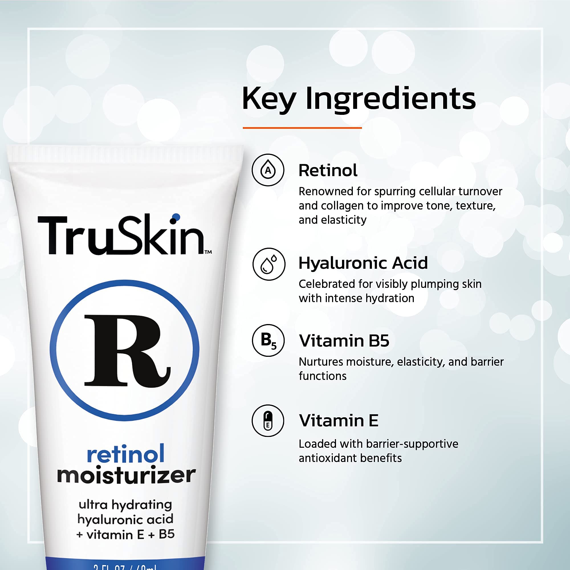 TruSkin skin-application-routine demonstrates easy morning moisturizer steps.