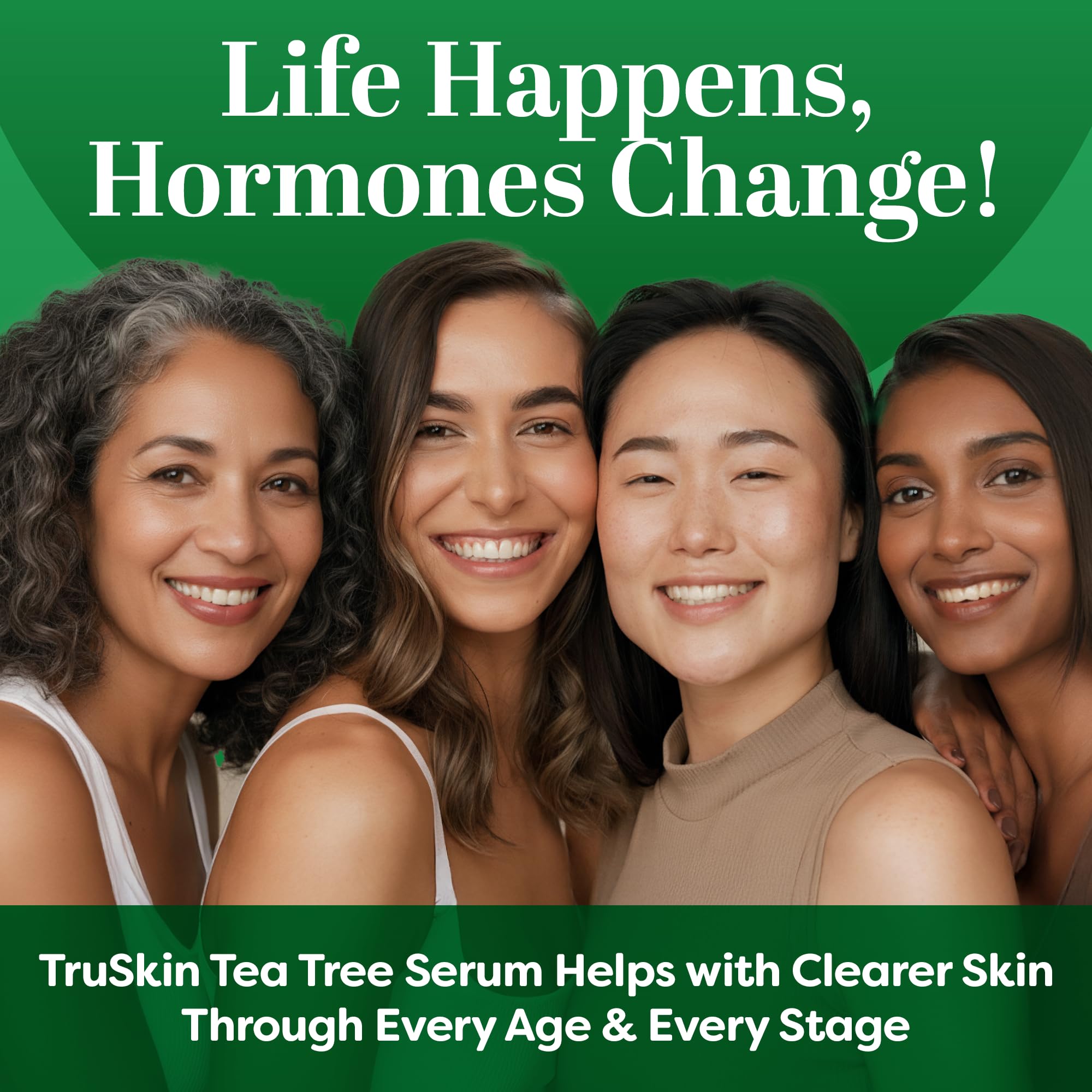 TruSkin glow effect image implies luminous, healthy-looking skin after use