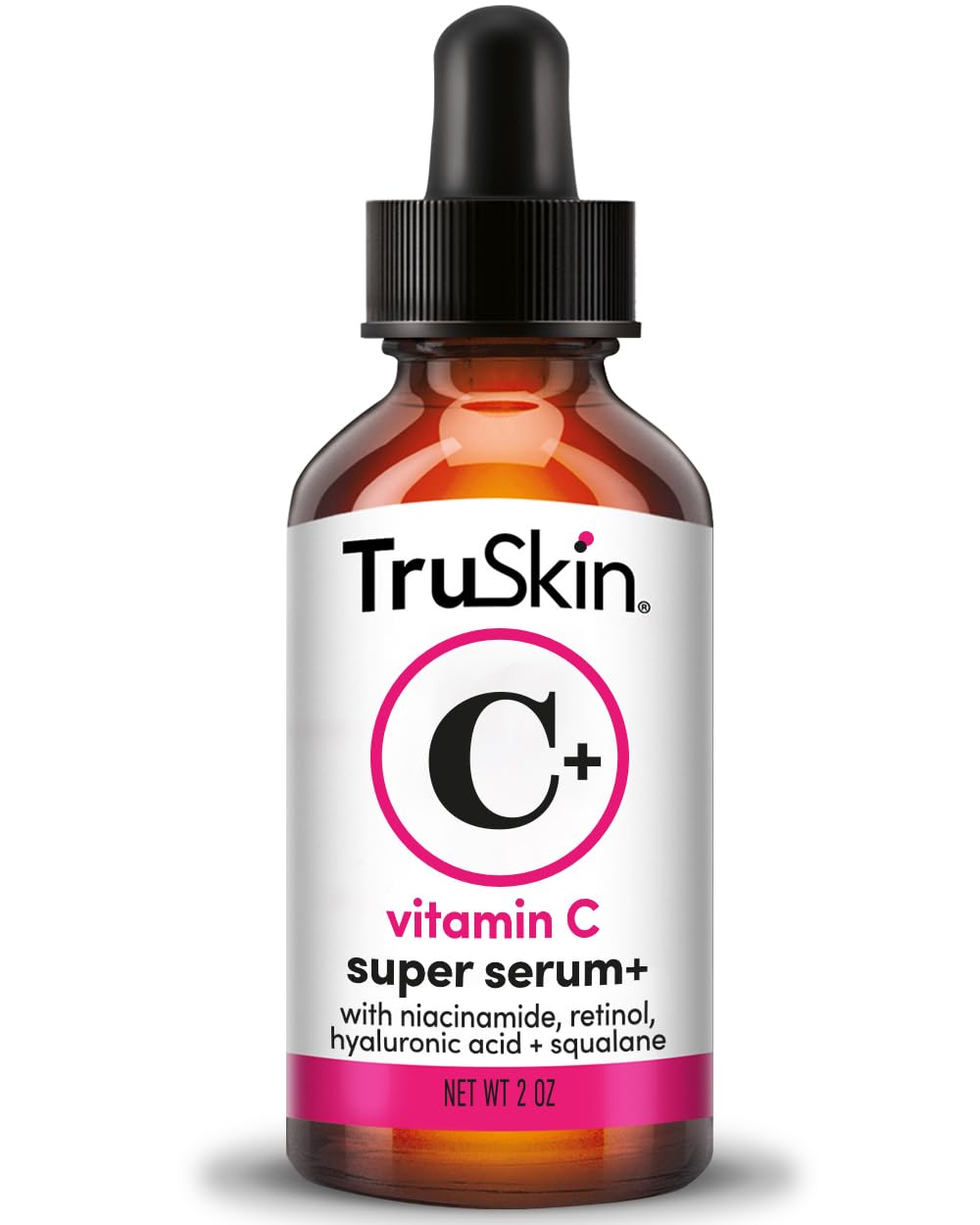 TruSkin Vitamin C Super Serum front view bottle for daily brightening routine.