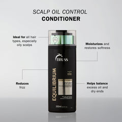 TRUSS Equilibrium hair ends softness close-up illustrating lightweight non-greasy feel