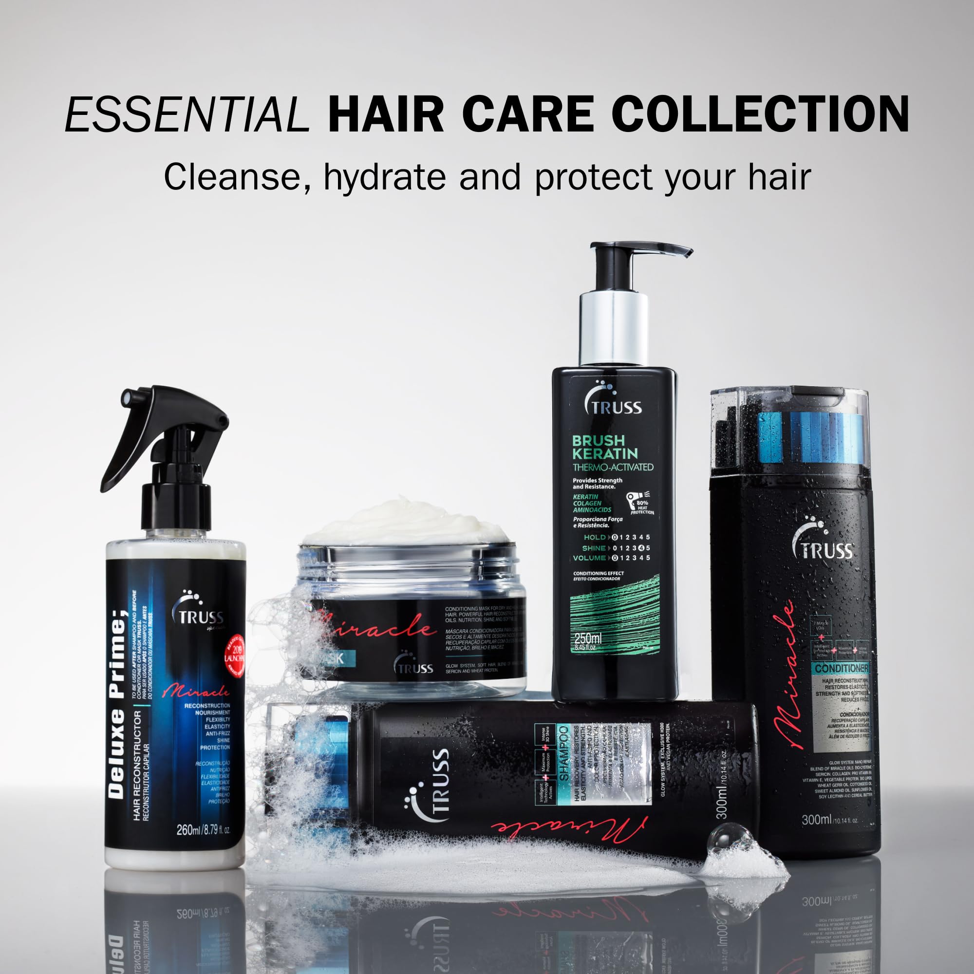 TRUSS Keratin Hair Treatment leaves hair shiny and smoother