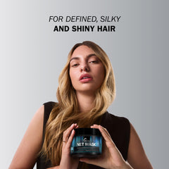 TRUSS Net Deep Conditioning Hair Mask application on wet hair demonstrates even distribution and slip