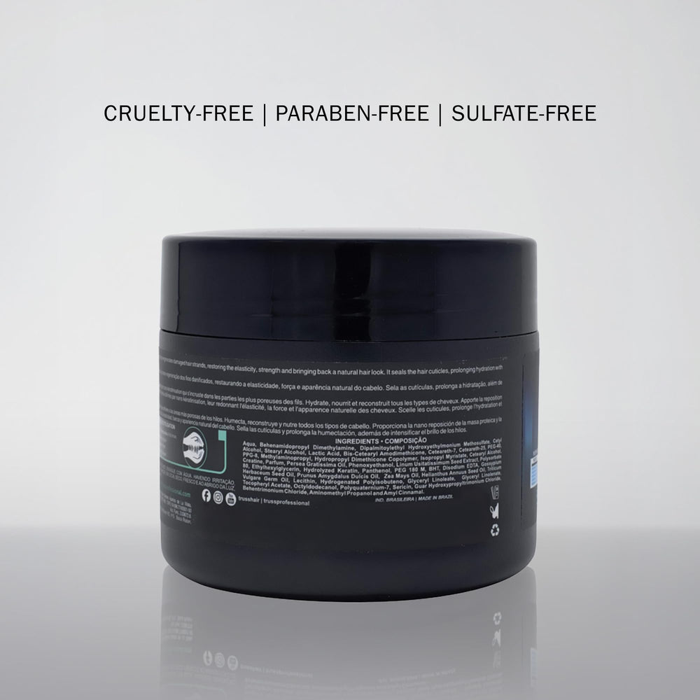 TRUSS Net Deep Conditioning Hair Mask routine-use image suggests weekly nourishment.