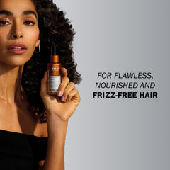 TRUSS Nutri Infusion Hair Oil close-up on damaged hair texture