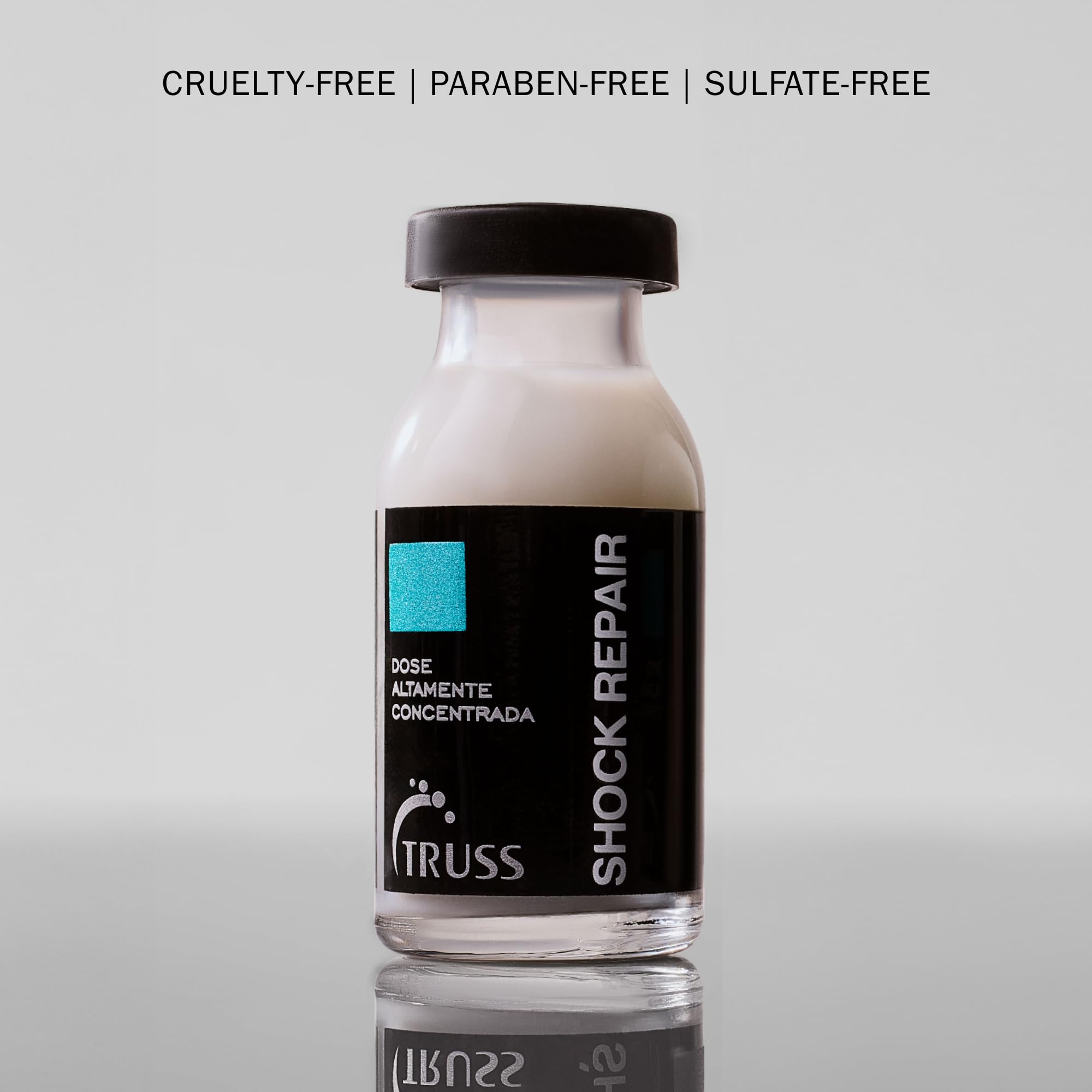 TRUSS Repairing Hair Serum final rinse leaves detangled, refreshed ends.