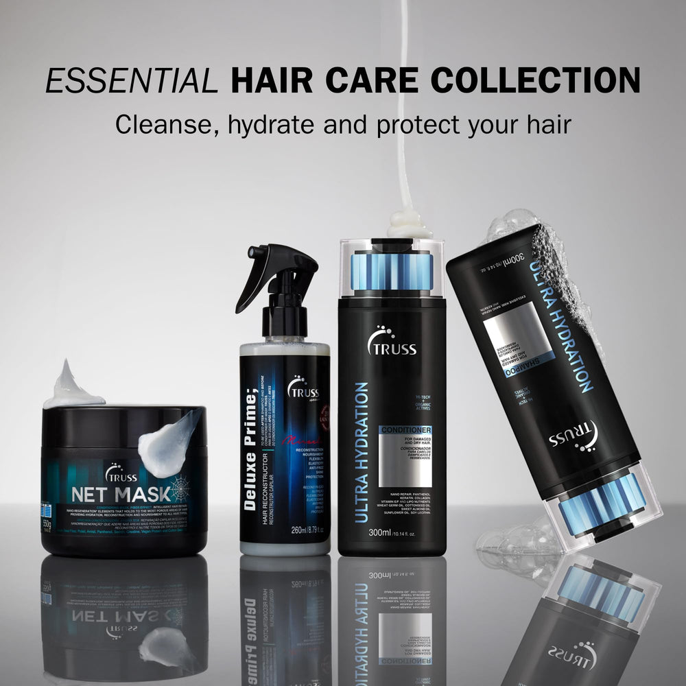 TRUSS Ultra Hydration Shampoo frizz control close up