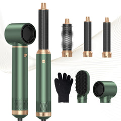 TryLater 5-in-1 hair dryer brush front view shows all-in-one styling versatility for a streamlined routine.