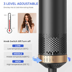 TryLater 5in1 hair-styler head-2-5-inch enables larger curl options