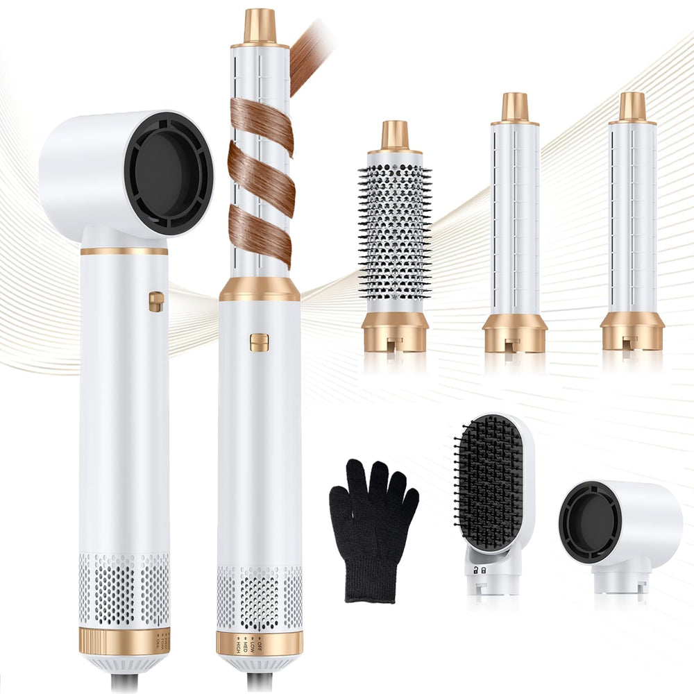Trylater Blow Dryer Brush 5-in-1 kit for versatile drying and styling at home.