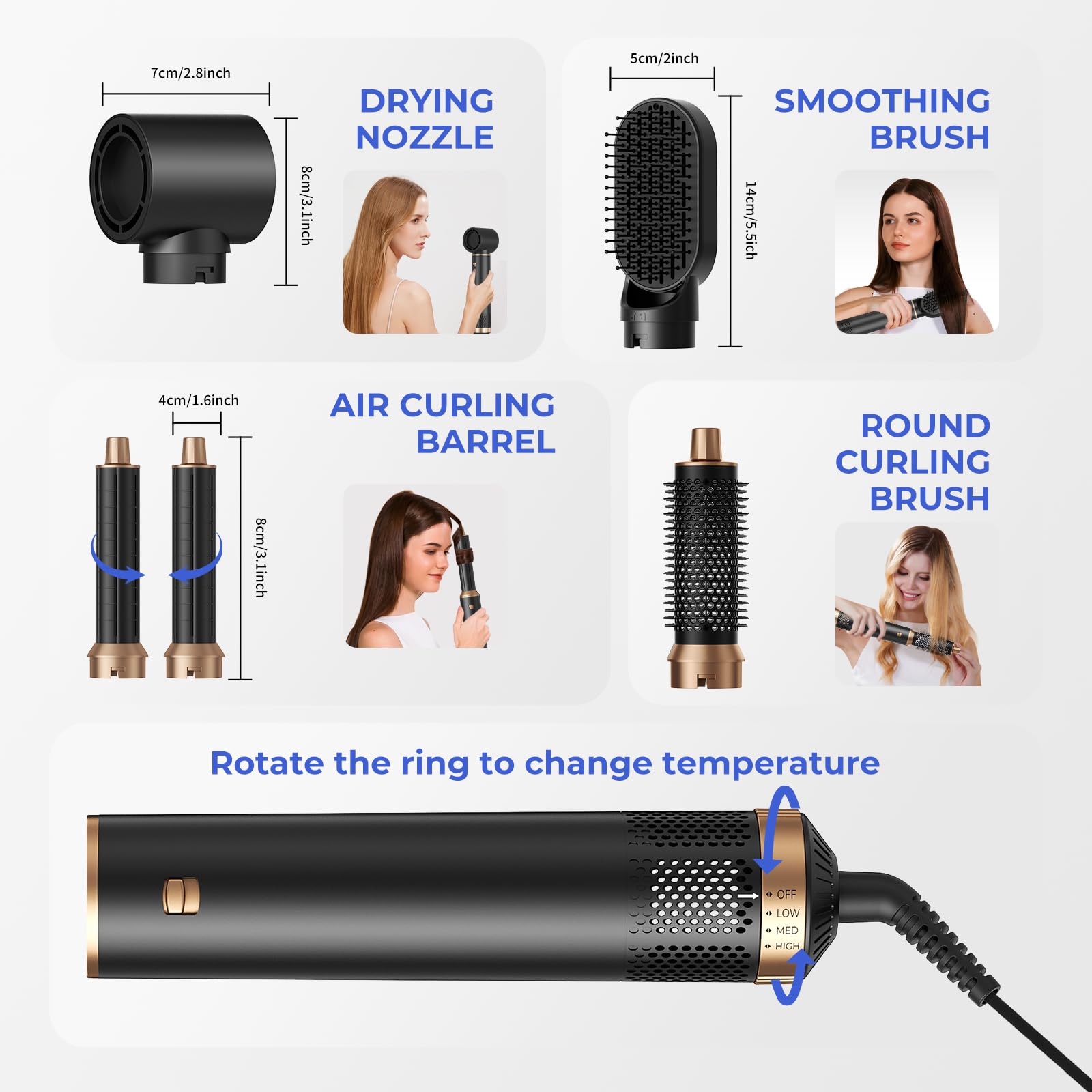 TryLater detachable air curler travel mode keeps styling on the go