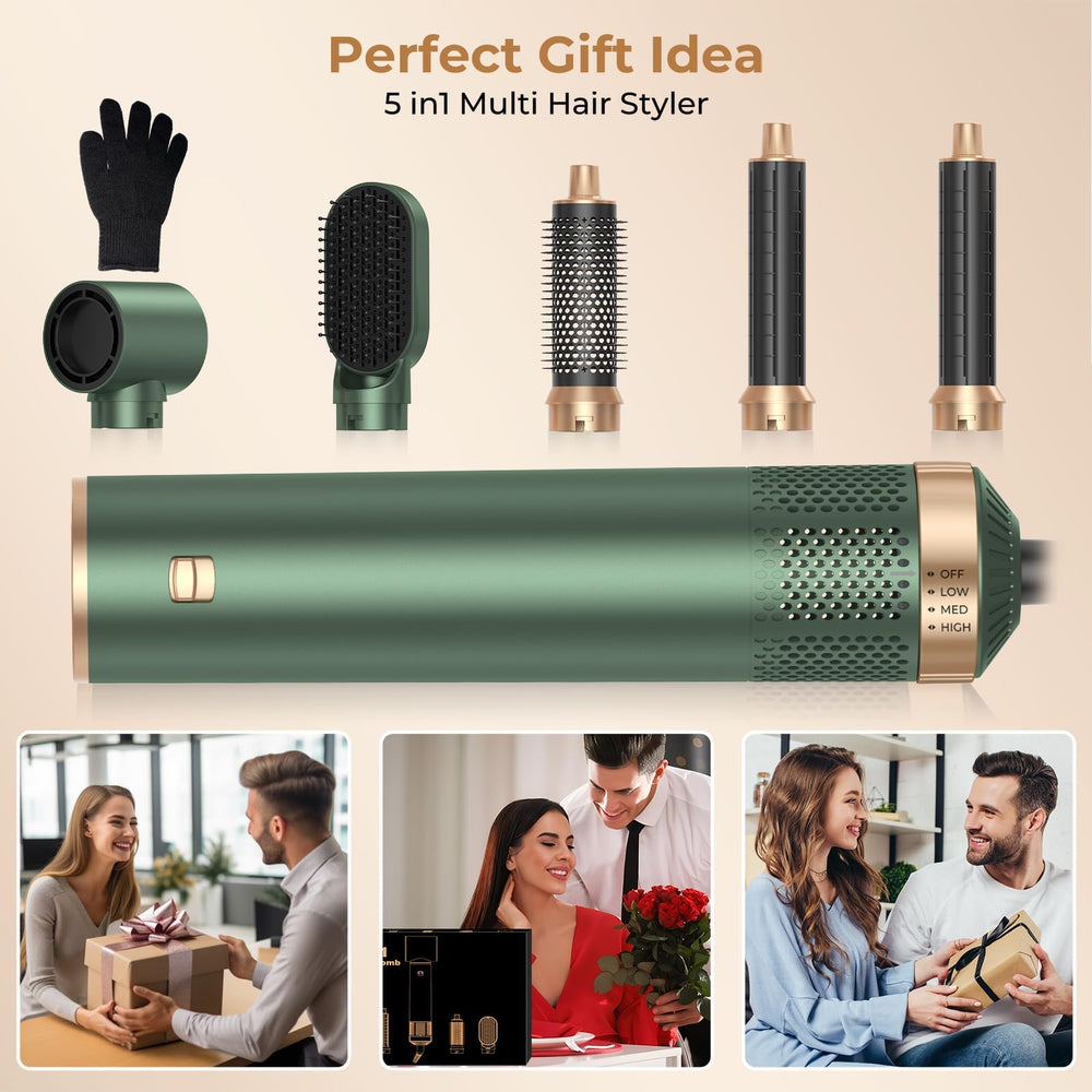Trylater ionic airflow and frizz-control during styling