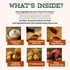 TryTallow OG Balm hands application demonstrates nourishing moisture