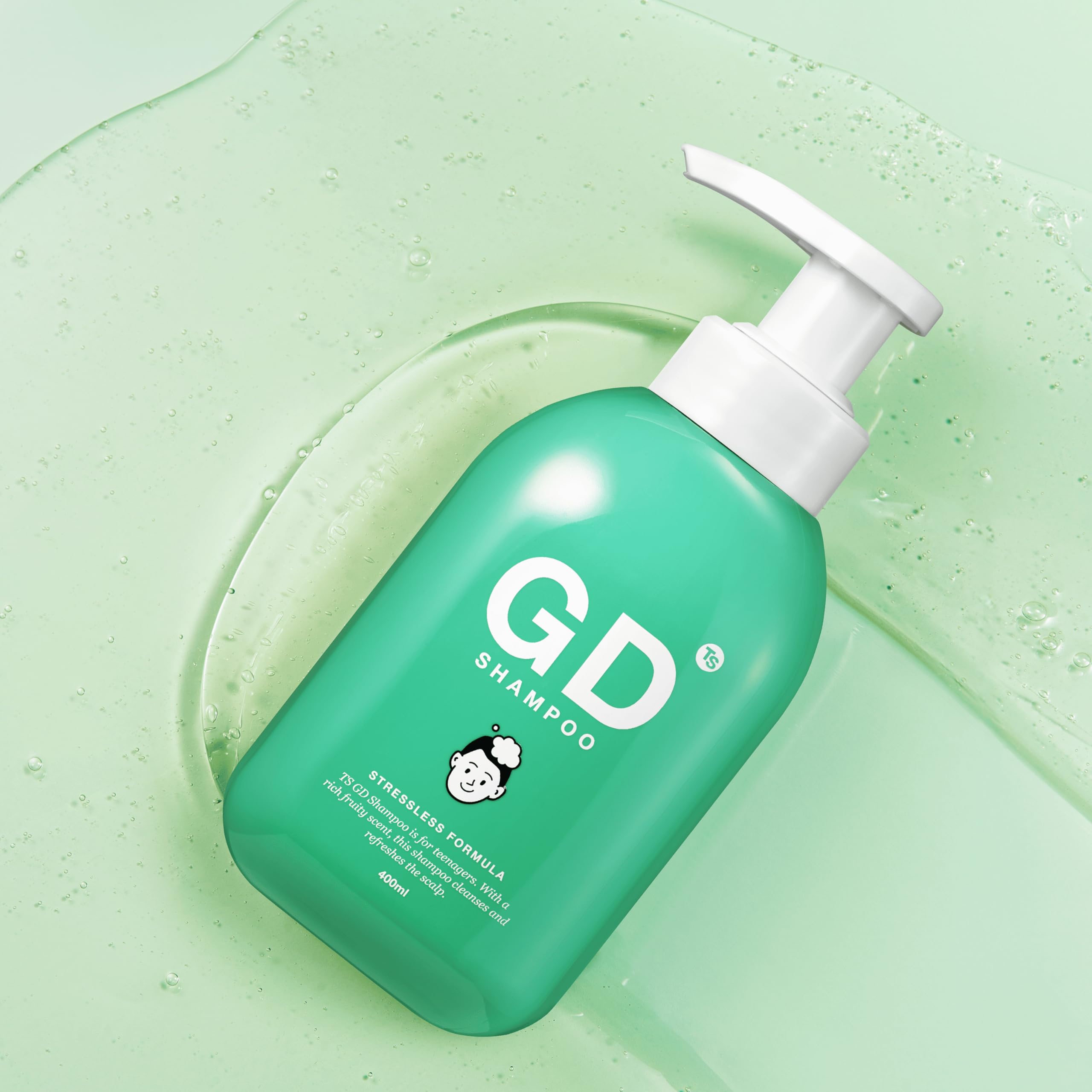 TS GD Shampoo allergy-free fruity fragrance leaves a pleasant, non-irritating scent.