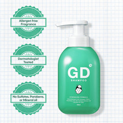 TS GD Shampoo with probiotics supports scalp balance and comfort for teens.