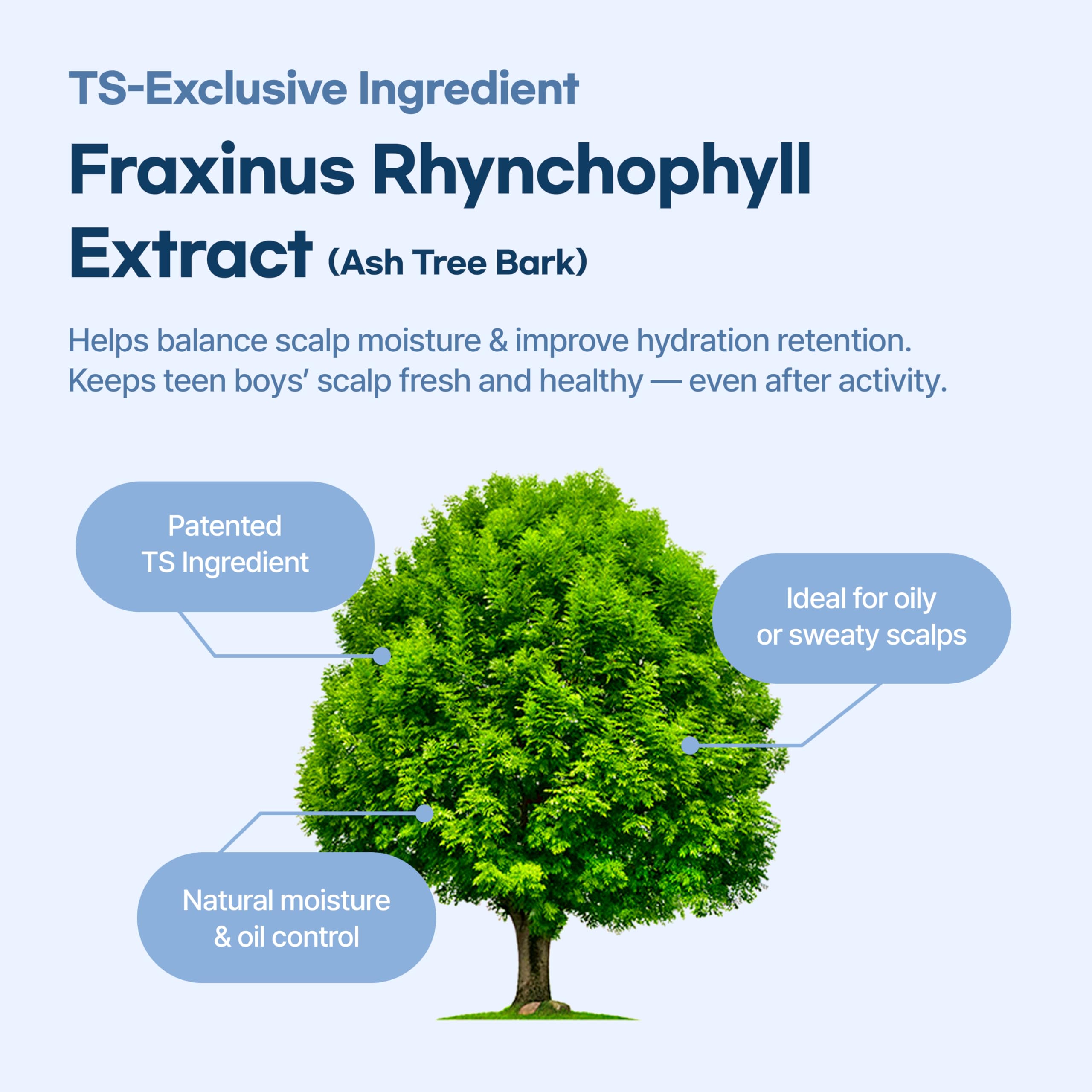 TS SHAMPOO rich lather demonstrates thorough cleansing for oily scalps