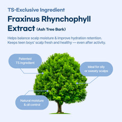 TS SHAMPOO rich lather demonstrates thorough cleansing for oily scalps